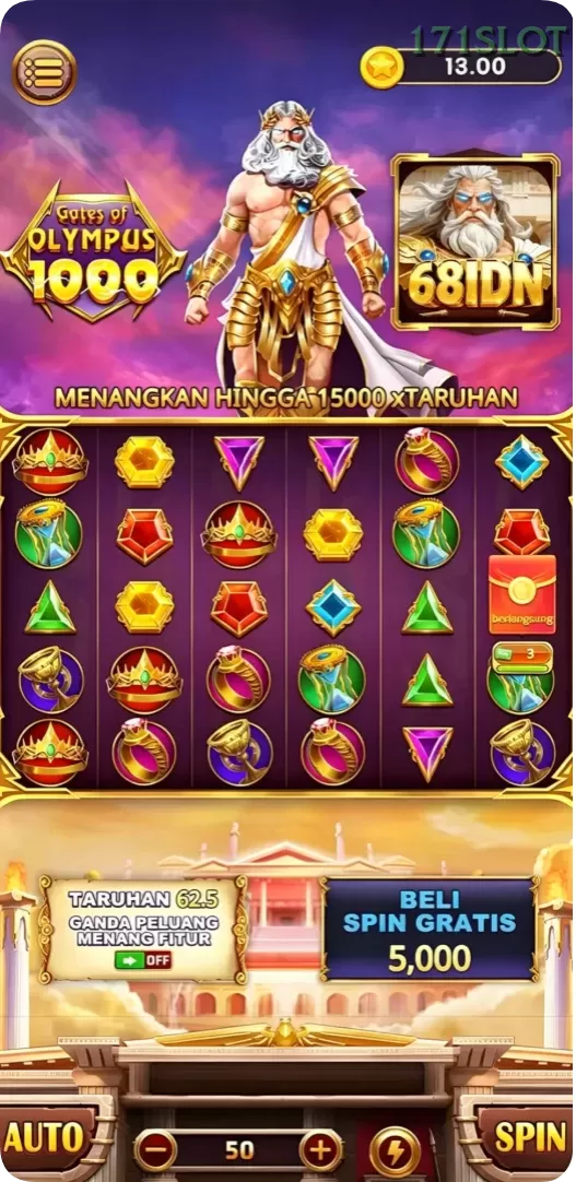 Cuplikan layar REMI101 — halaman utama