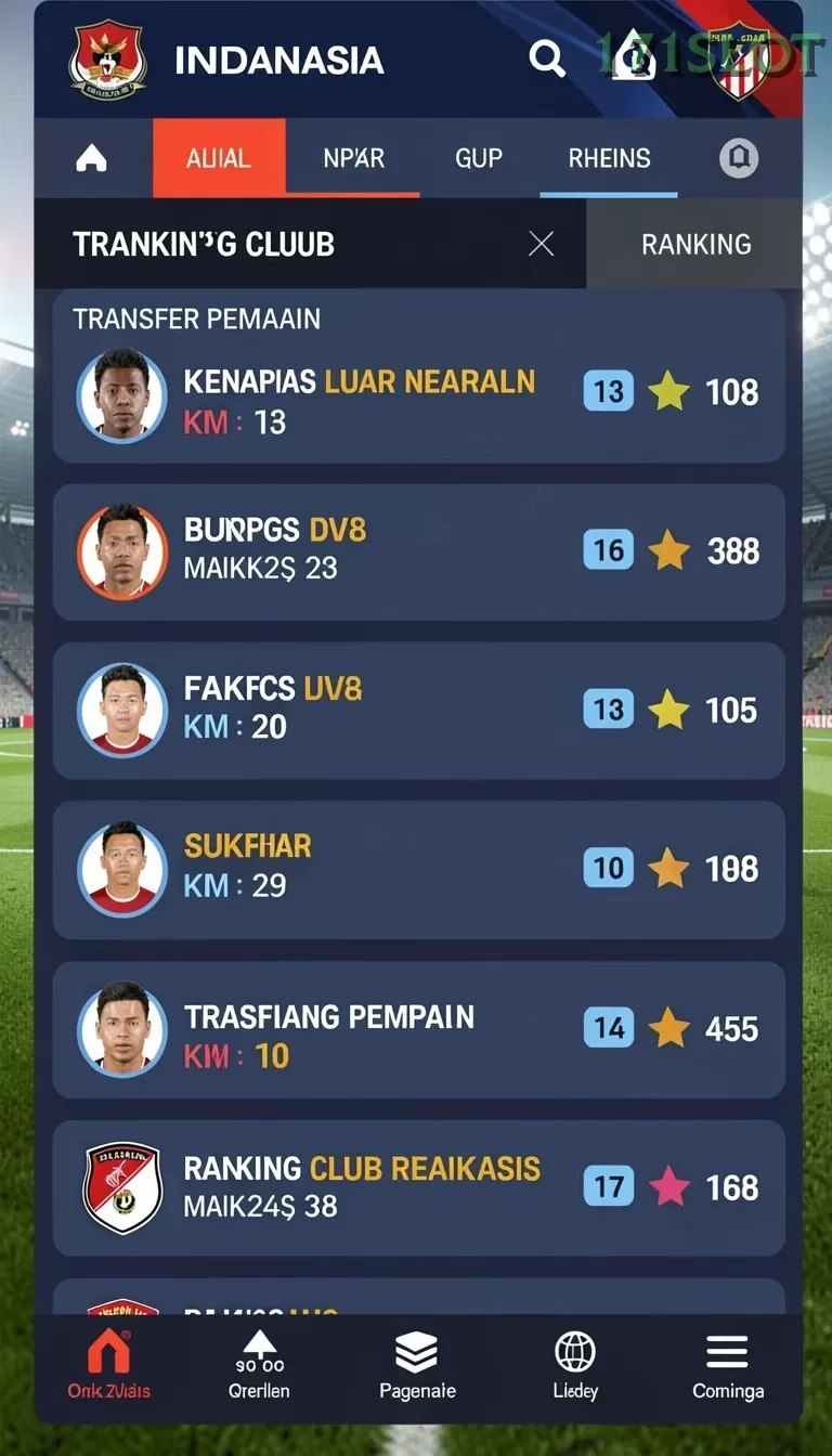 Cuplikan layar FUNGAME777 — aktivitas