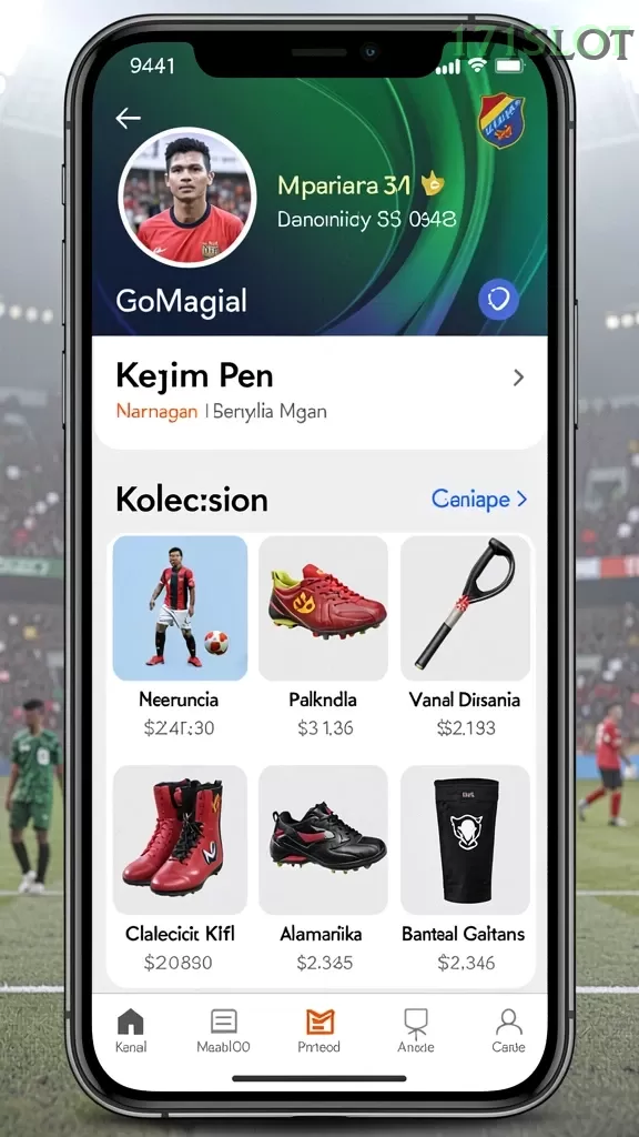 Cuplikan layar PESGSLOT — halaman utama